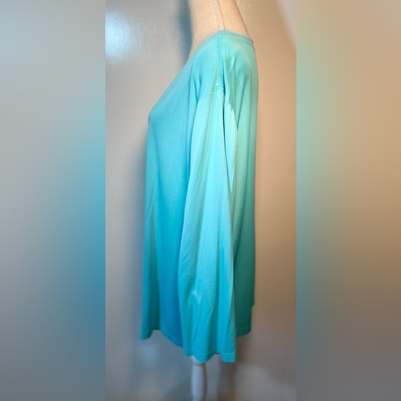 The Travel Collection Turquoise Button-Up Jacket Women’s Size 3X - Picture 3 of 7